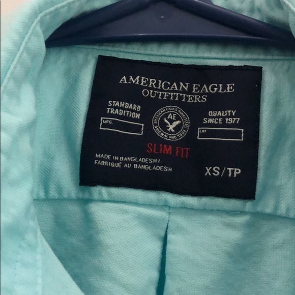 American eagle slim fit XS Button down NEW! - Picture 2 of 3